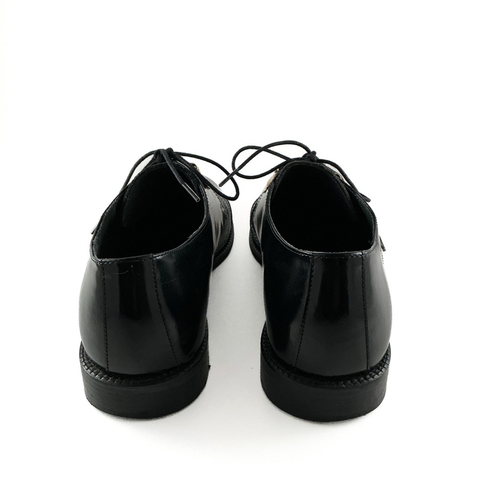 Jonak Paris Black Leather Studded Oxfords - Womens 38 (US 7–7.5) - Picture 8 of 10